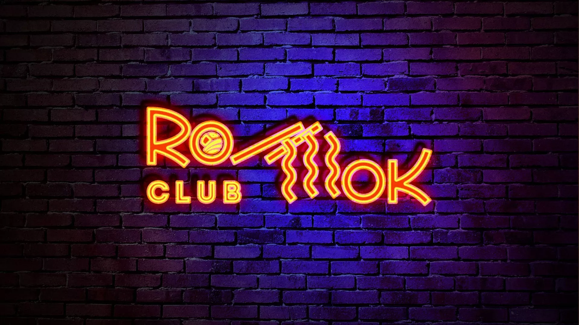 Разработка интерьерной вывески суши-бара «Roll Wok Club» в Дубовке